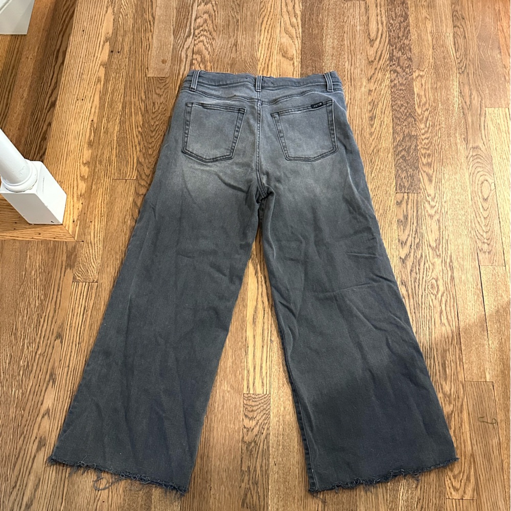 Joe’s Jean Wide-Leg Gray Denim Jeans high Rise - Picture 4 of 10